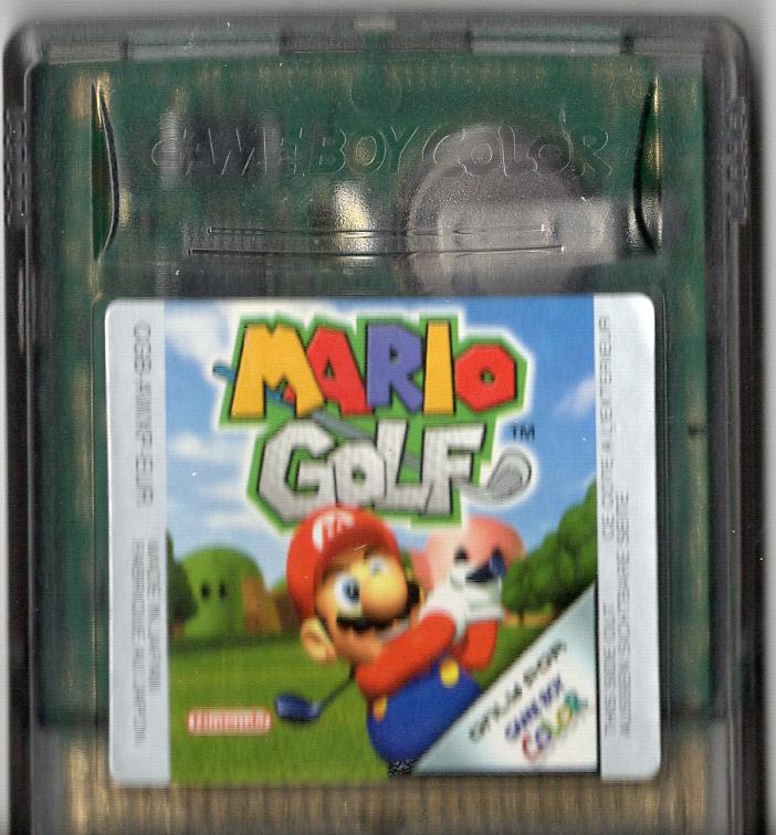 Mario Golf - Game Boy Color - Modul Vorderseite