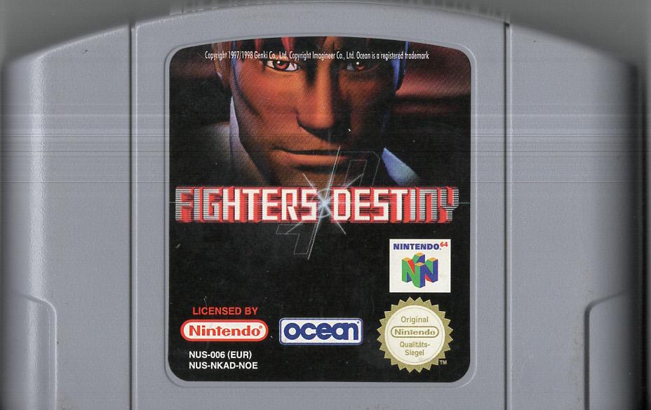 Fighters Destiny - Nintendo 64 - Modul Vorderseite