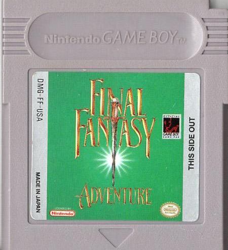 Final Fantasy Adventure - Game Boy - Modul Vorderseite