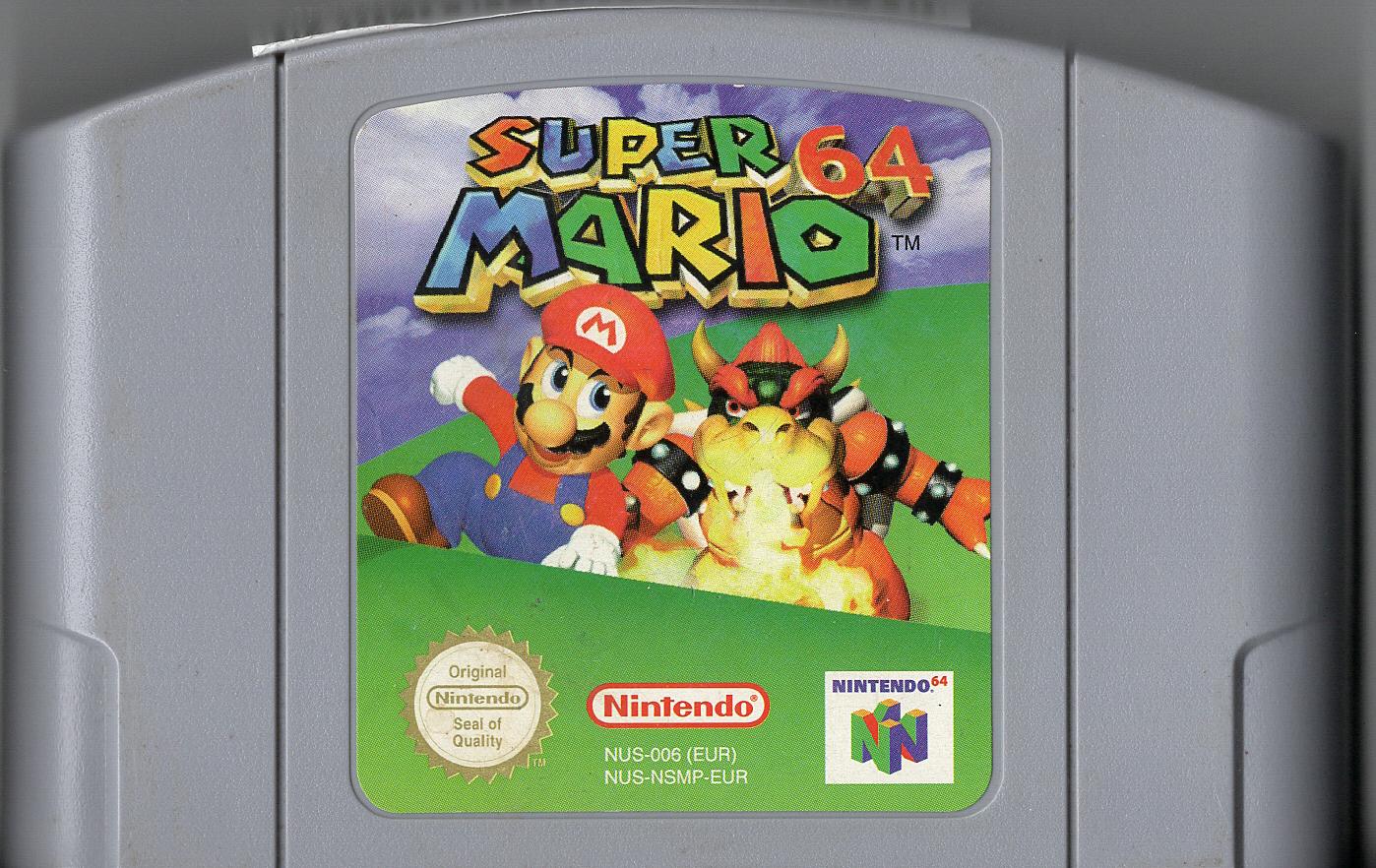 Super Mario 64 - Nintendo 64 - Modul Vorderseite