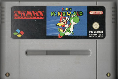 Super Mario World - Super Nintendo - Modul Vorderseite