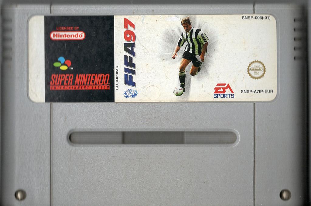 FIFA 97 - Super Nintendo - Modul Vorderseite