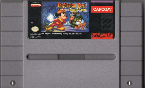The Magical Quest Starring Mickey Mouse - Super Nintendo - Modul Vorderseite