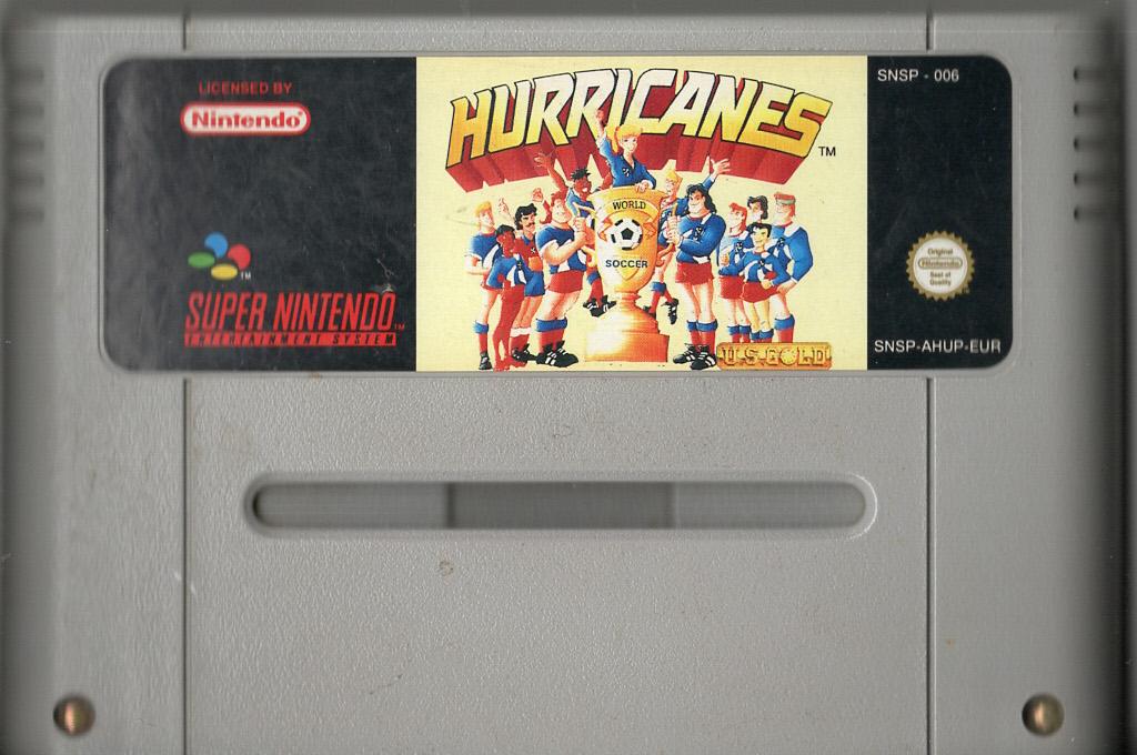 Hurricanes World Soccer - Super Nintendo - Modul Vorderseite