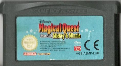 Disney's Magical Quest Starring Mickey & Minnie - Game Boy Advance - Modul Vorderseite