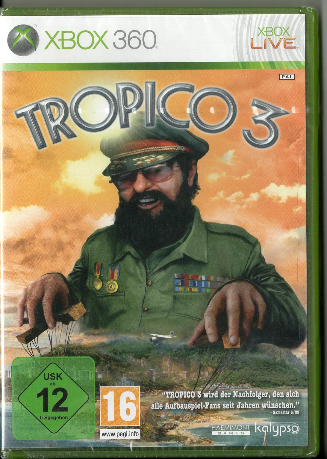 Tropico 3 - Xbox 360 - Neu Vorderseite