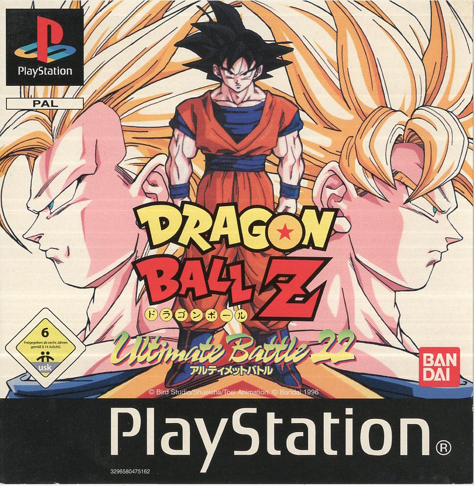 Dragon Ball Z: Ultimate Battle 22 - PlayStation 1 Vorderseite