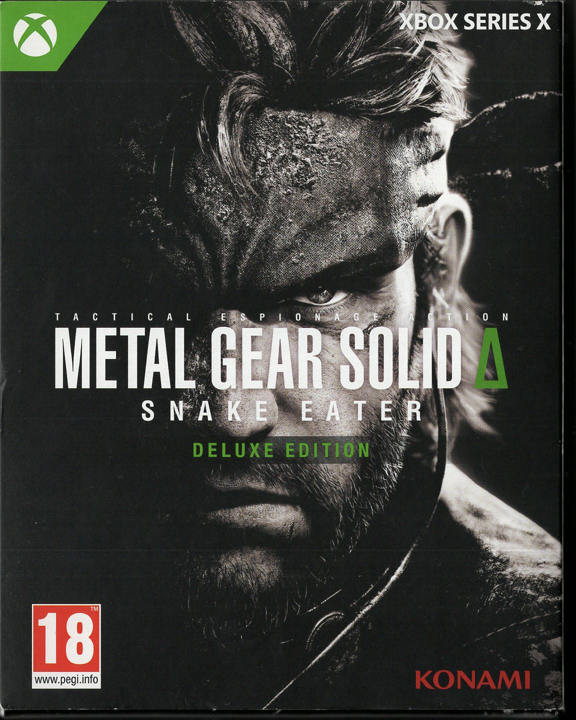 Metal Gear Solid Delta: Snake Eater Deluxe Edition - Xbox Series X Vorderseite