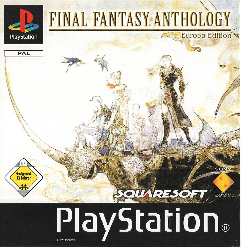 Final Fantasy Anthology - PlayStation 1 - nur 1 DIsk Vorderseite