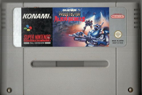 Super Probotector: Alien Rebels - Super Nintendo - Modul Vorderseite