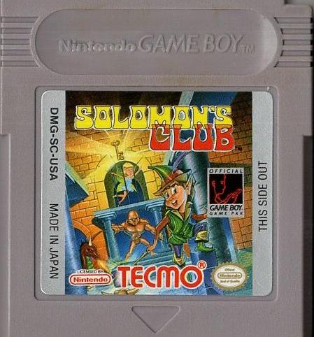 Solomon's Club - Game Boy - Modul Vorderseite