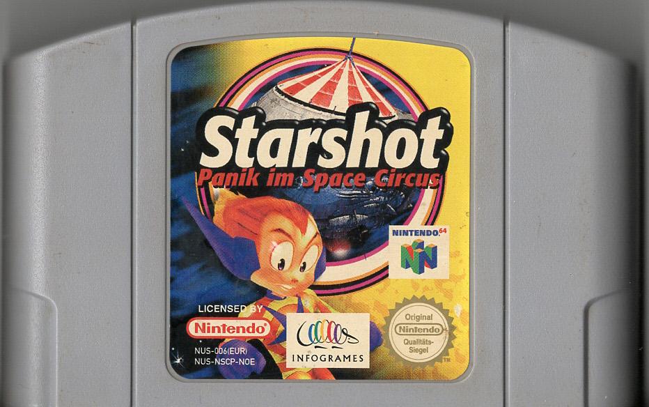 Starshot: Panik im Space Circus - Nintendo 64 - Modul Vorderseite