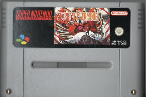 Secret of Evermore - Super Nintendo - Modul Vorderseite