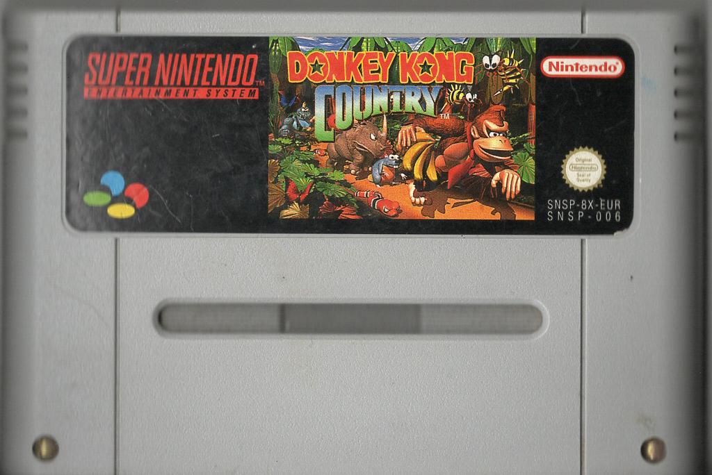 Donkey Kong Country - Super Nintendo - Modul Vorderseite