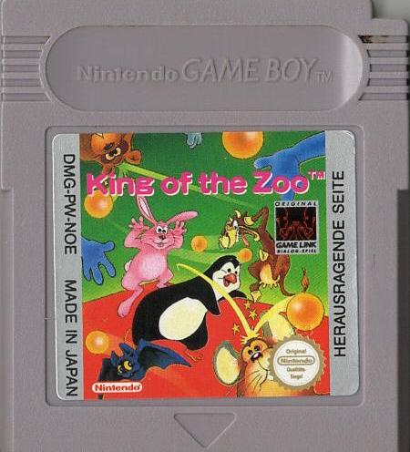 King of the Zoo - Game Boy - Modul Vorderseite