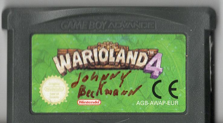 Wario Land 4 - Game Boy Advance - Modul Vorderseite