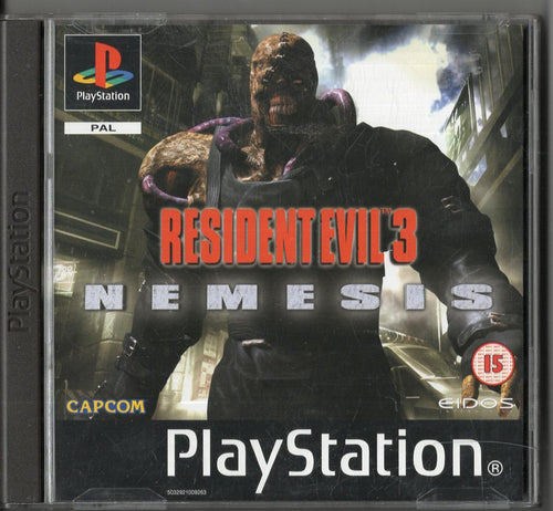 Resident Evil 3: Nemesis - PlayStation 1 Vorderseite