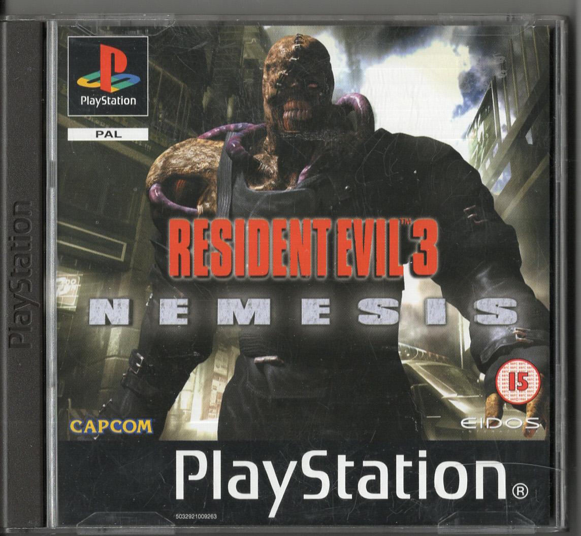 Resident Evil 3: Nemesis - PlayStation 1 Vorderseite