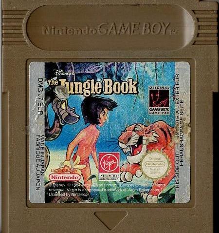 The Jungle Book - Game Boy - Modul Vorderseite
