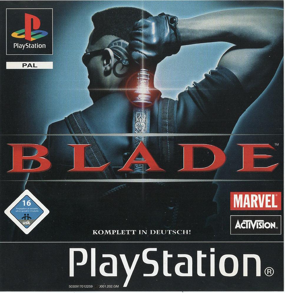 Blade - PlayStation 1 Vorderseite