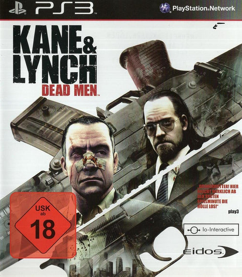 Kane & Lynch: Dead Men - PlayStation 3 Vorderseite