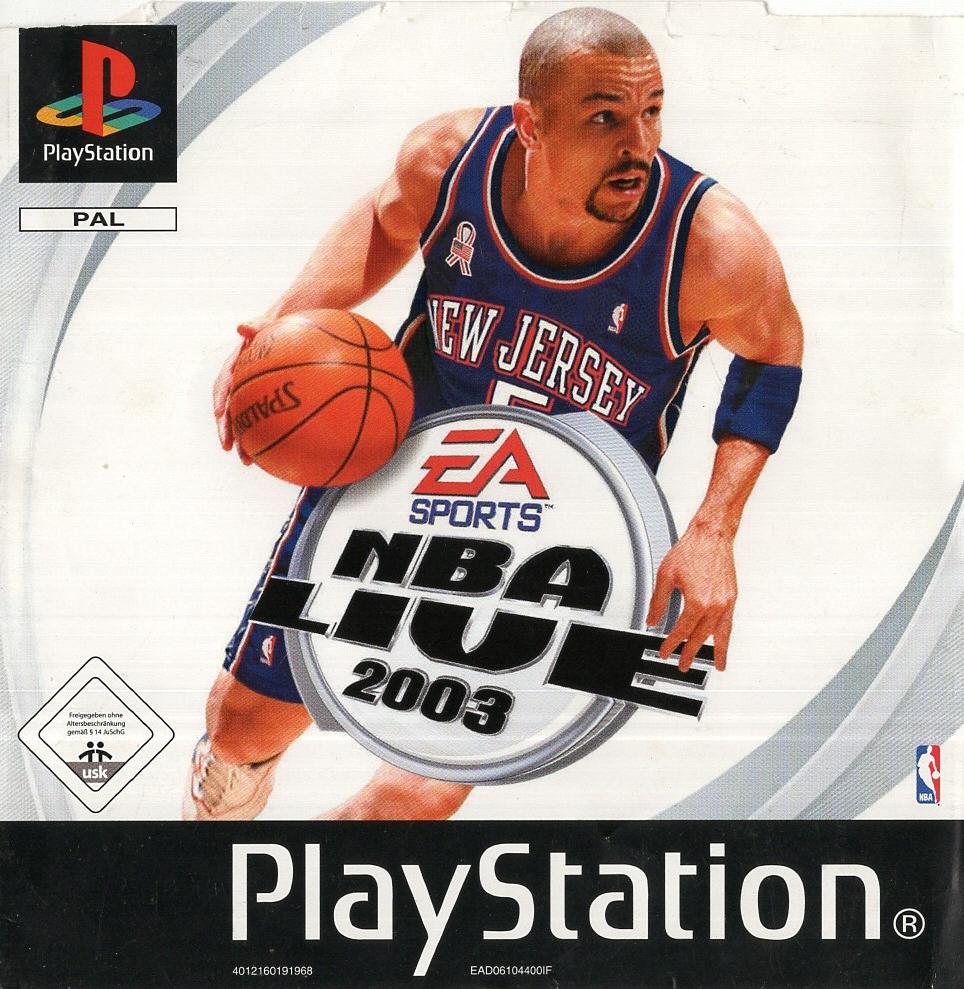 NBA Live 2003 - PlayStation 1 Vorderseite