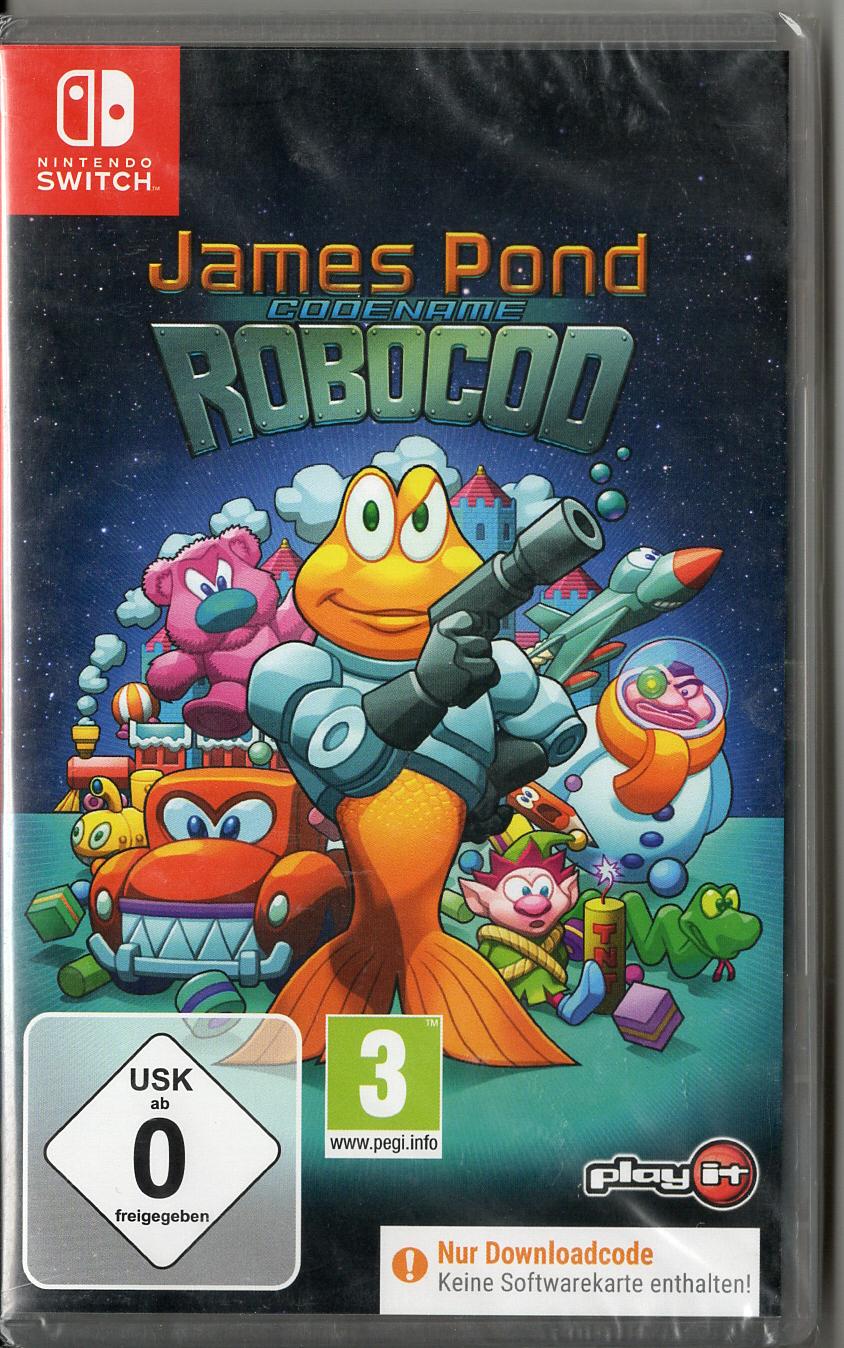 James Pond Codename Robocod - Nintendo Switch - Neu Vorderseite