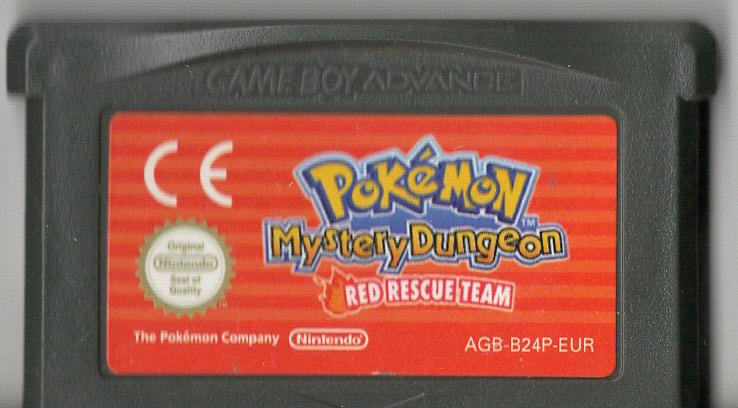 Pokémon Mystery Dungeon: Red Rescue Team - Game Boy Advance - Modul Vorderseite