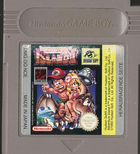 Adventure Island 2 - Game Boy - Modul Vorderseite