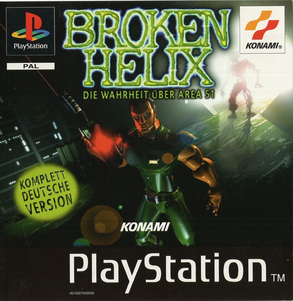 Broken Helix - PlayStation 1 Vorderseite