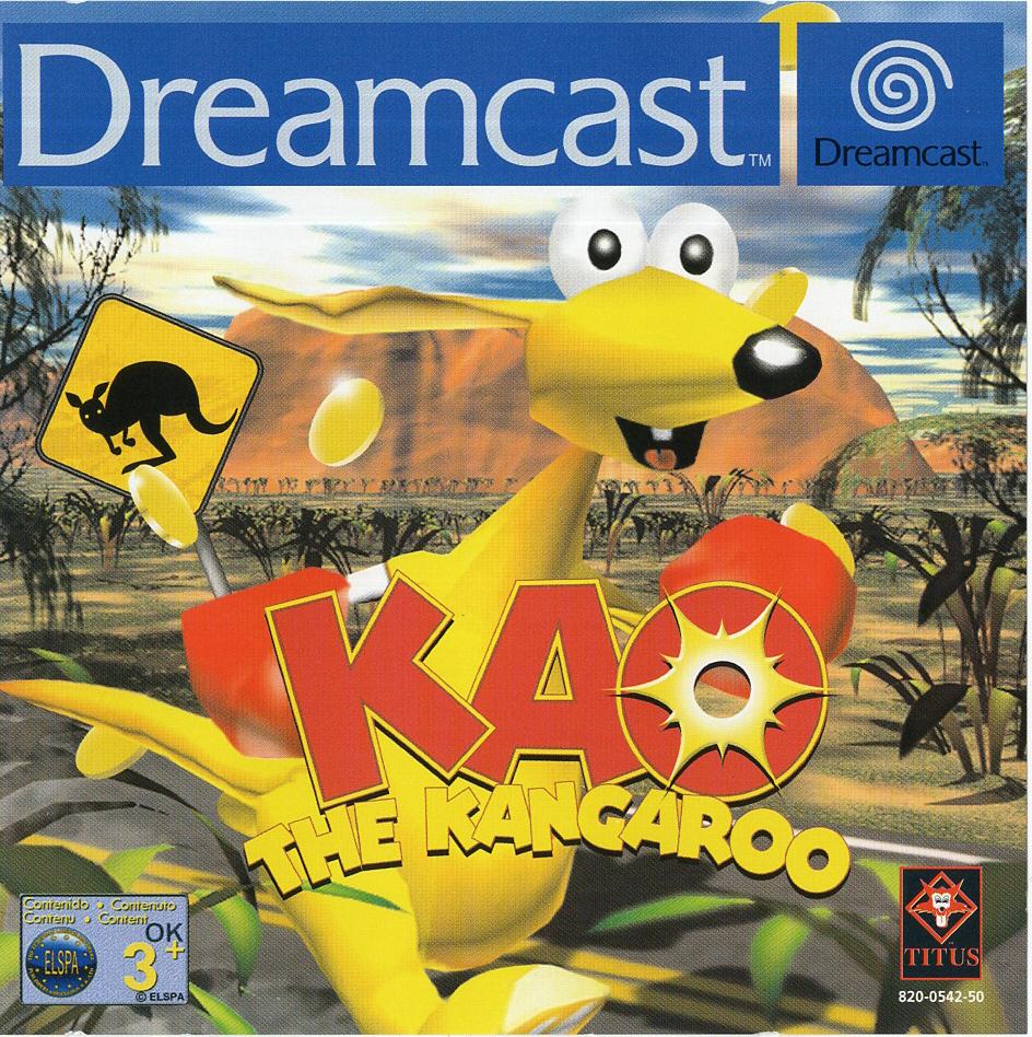 Kao the Kangaroo - Sega Dreamcast Vorderseite