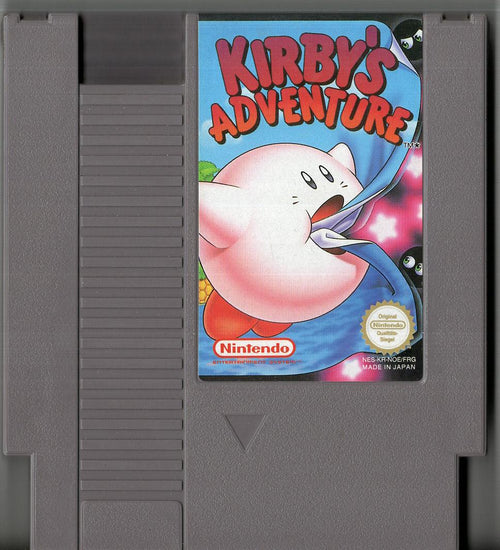 Kirby's Adventure - Nintendo Entertainment System - Modul Vorderseite