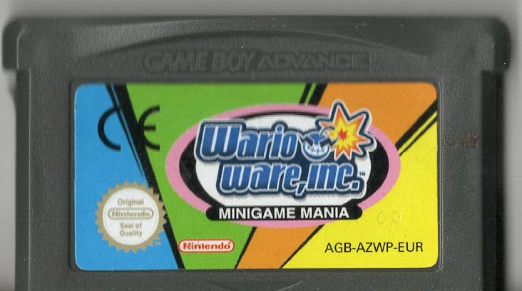 WarioWare, Inc.: Minigame Mania - Game Boy Advance - Modul Vorderseite
