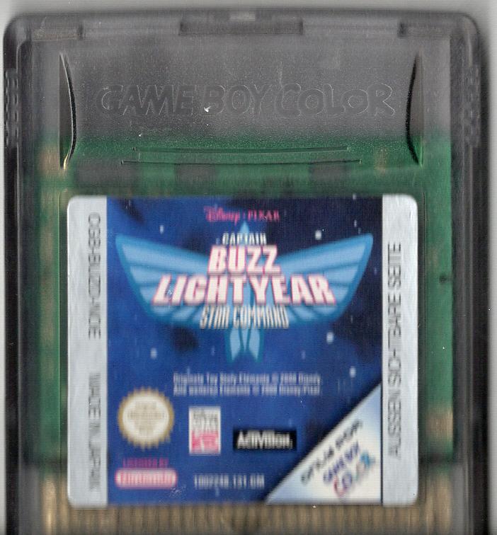 Buzz Lightyear of Star Command - Game Boy Color - Modul Vorderseite
