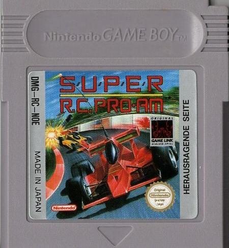 Super R.C. Pro-Am - Game Boy - Modul Vorderseite