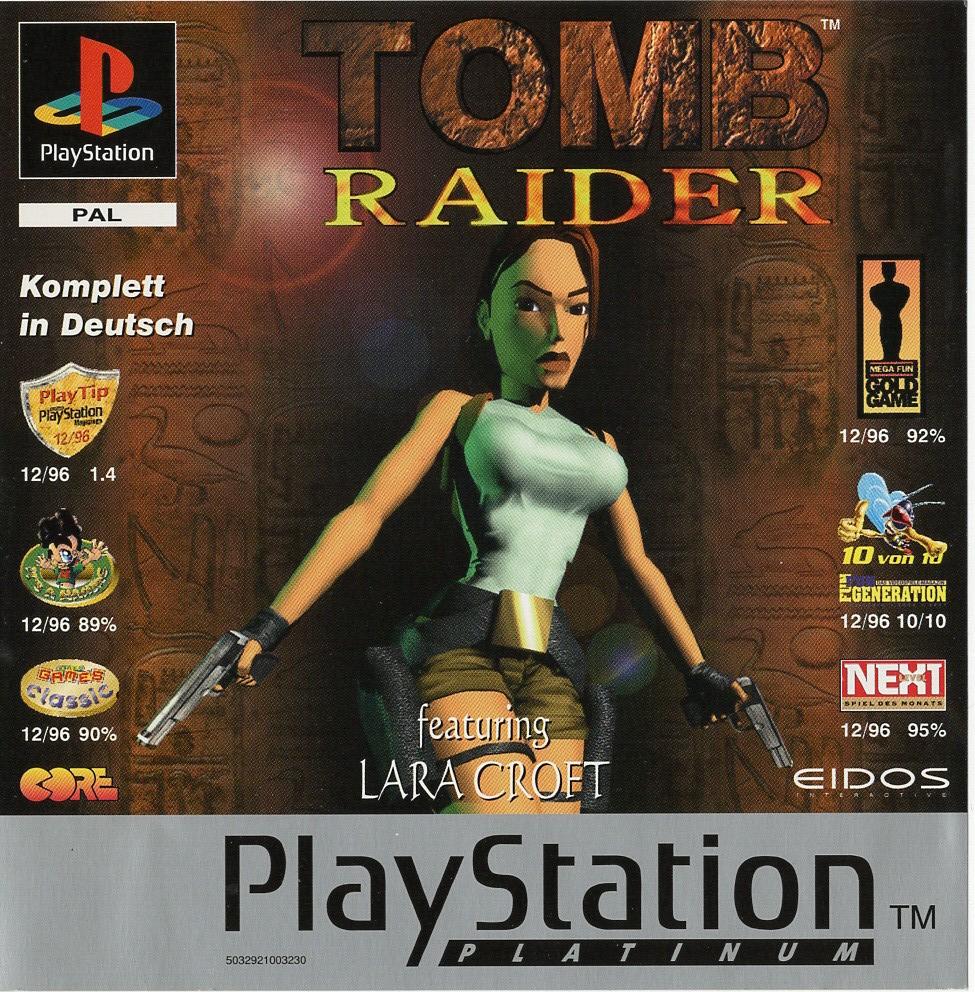 Tomb Raider - PlayStation 1 - Neu Vorderseite