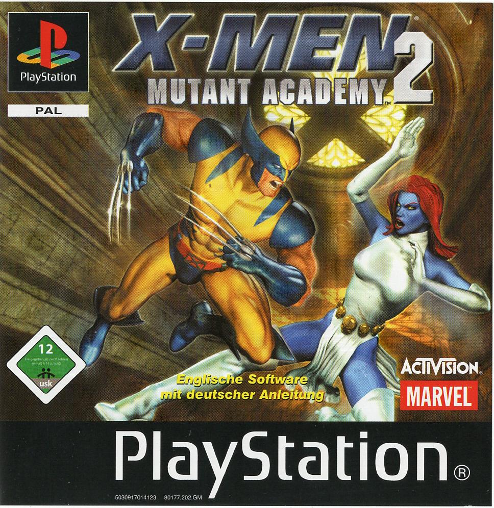 X-Men: Mutant Academy 2 - PlayStation 1 Vorderseite