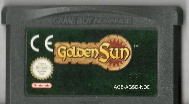 Golden Sun - Game Boy Advance - Modul Vorderseite