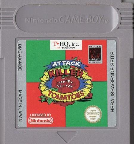 Attack of the Killer Tomatoes - Game Boy - Modul Vorderseite