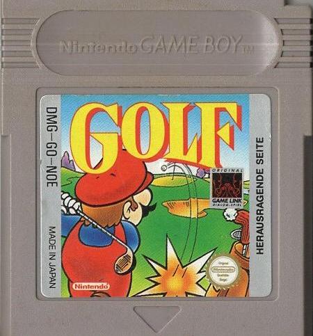 Mario Golf - Game Boy - Modul Vorderseite