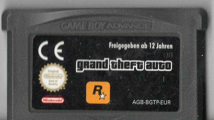Grand Theft Auto - Game Boy Advance - Modul Vorderseite