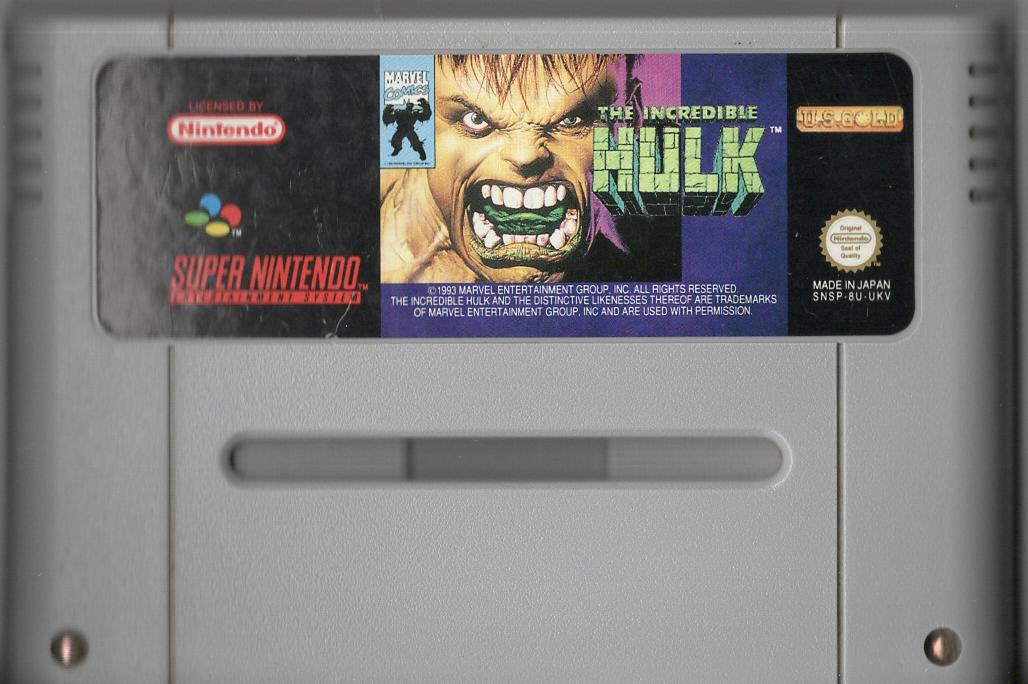 The Incredible Hulk - Super Nintendo - Modul Vorderseite