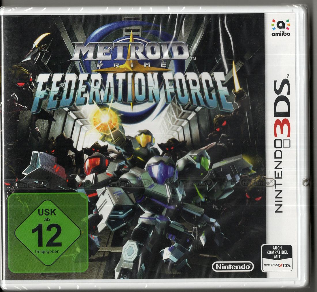 Metroid Prime: Federation Force - Nintendo 3DS - Neu Vorderseite