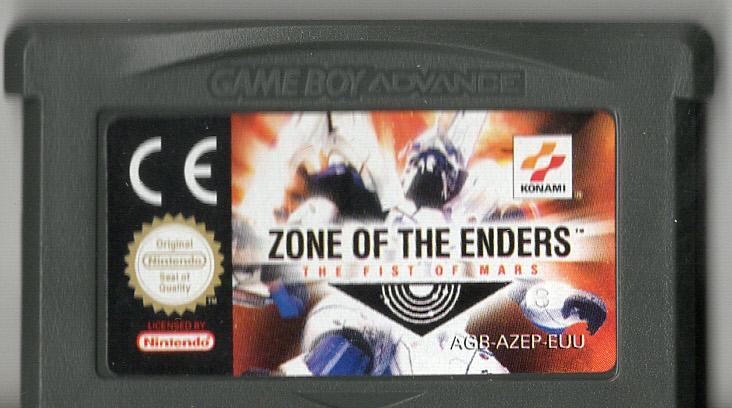 Zone of the Enders: The Fist of Mars - Game Boy Advance - Modul Vorderseite