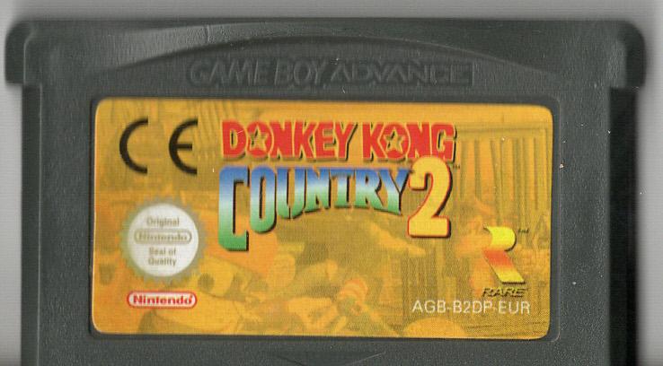 Donkey Kong Country 2 - Game Boy Advance - Modul Vorderseite
