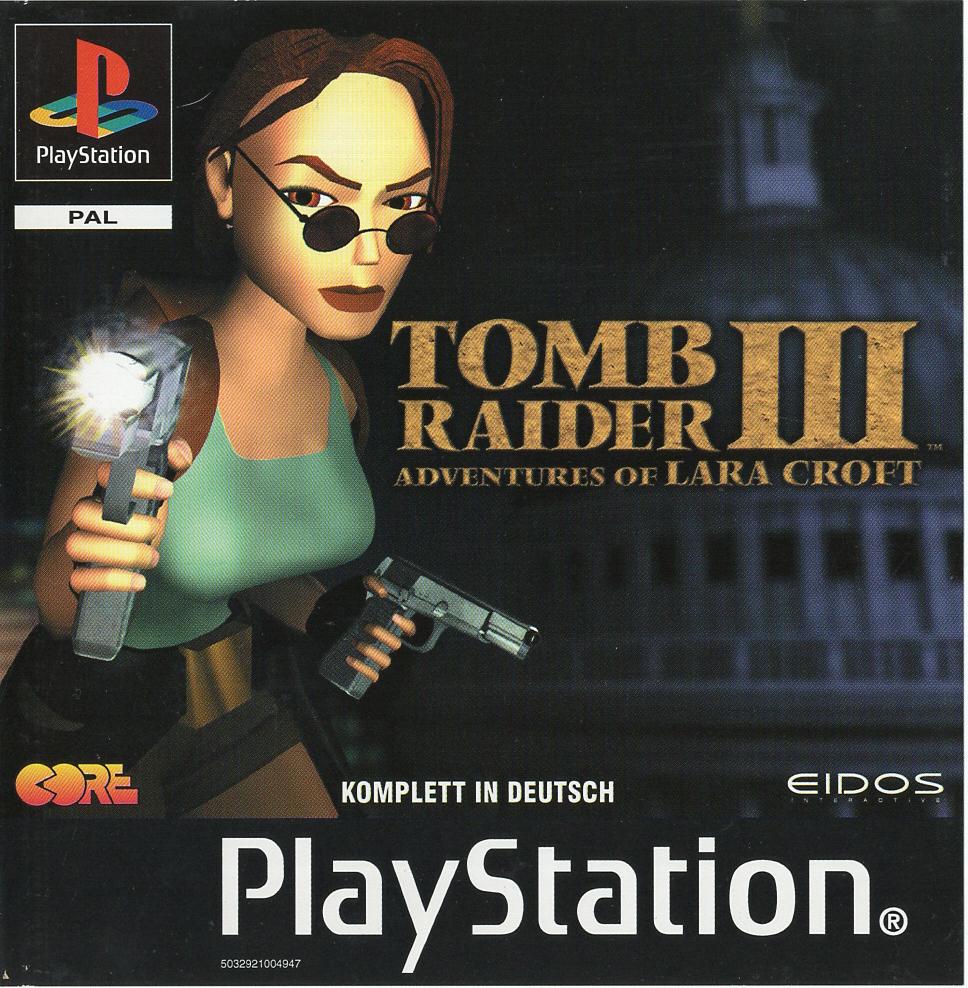 Tomb Raider III: Adventures of Lara Croft - PlayStation 1 Vorderseite