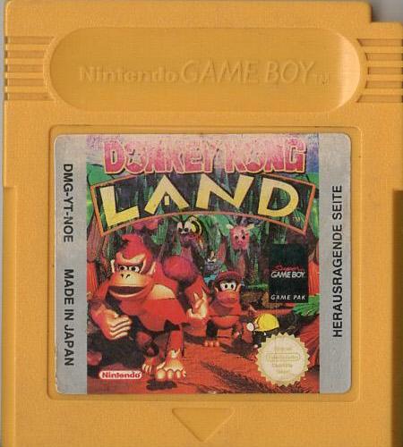 Donkey Kong Land - Game Boy - Modul Vorderseite