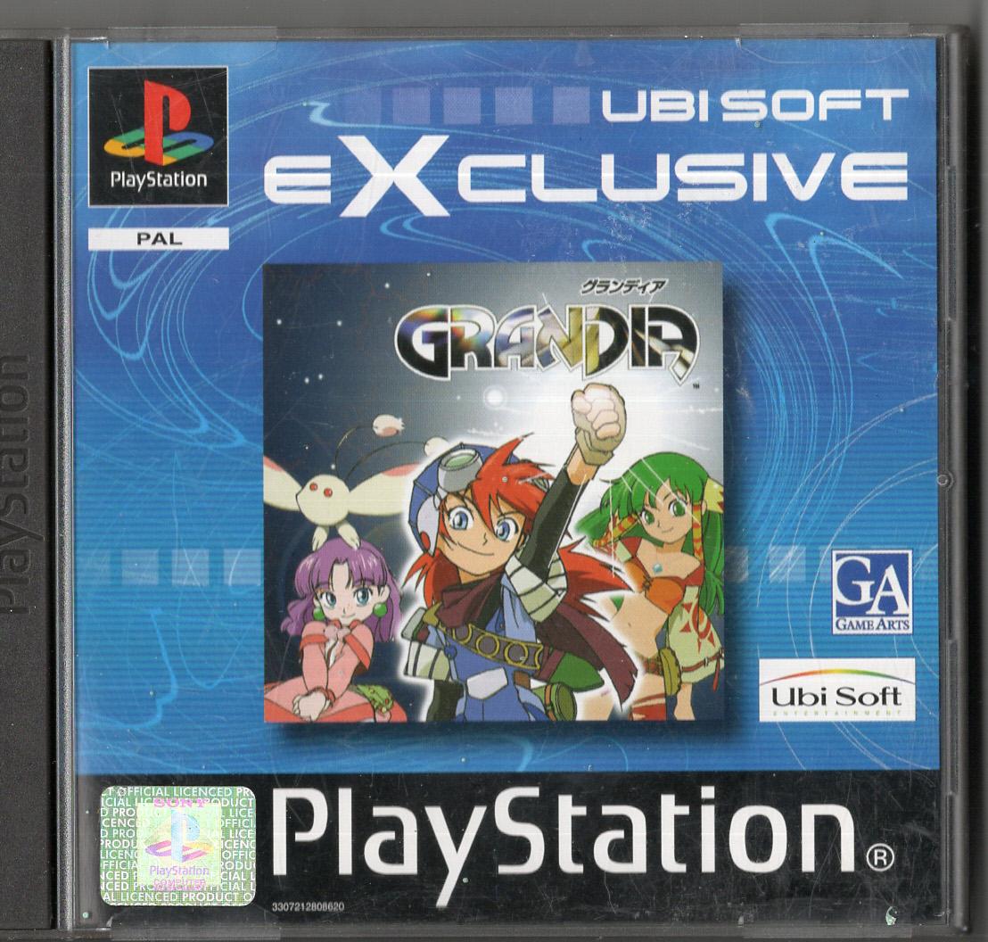 Grandia - PlayStation 1 Vorderseite