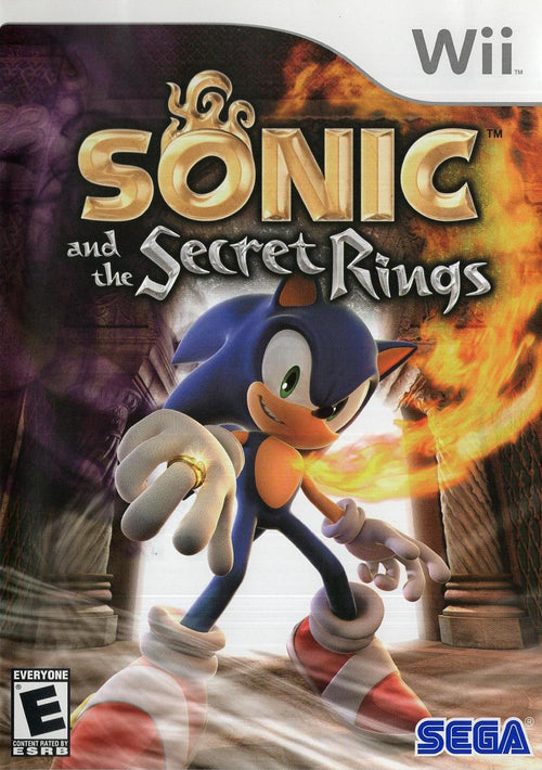 Sonic and the Secret Rings - Nintendo Wii Vorderseite