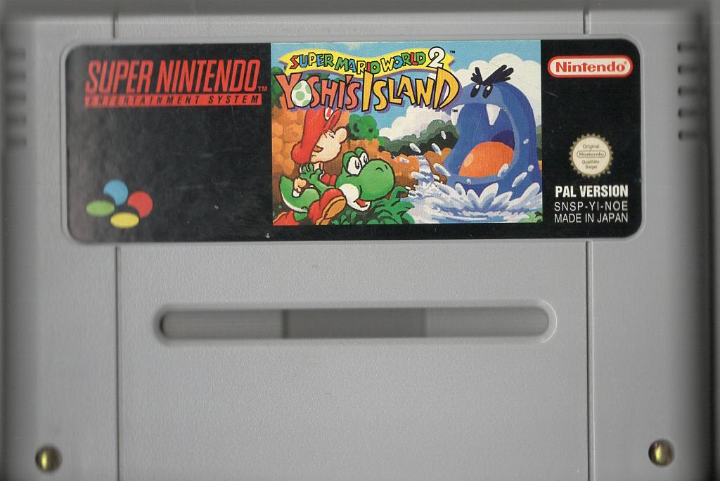 Super Mario World 2: Yoshi's Island - Super Nintendo - Modul Vorderseite